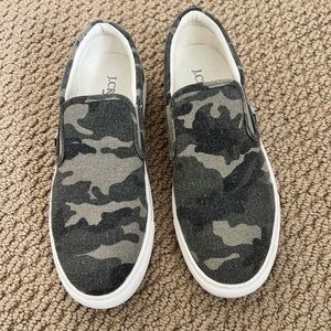 J Crew Women’s Camo Slip-On shoes